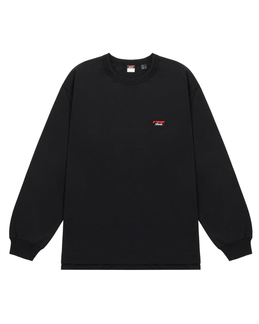 ECO HYBRID BOX LOGO EMBROIDERY L/S TEE