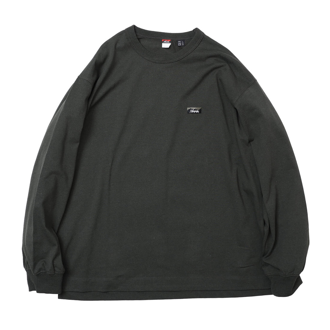 ECO HYBRID BOX LOGO EMBROIDERY L/S TEE