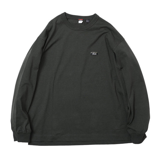 ECO HYBRID BOX LOGO EMBROIDERY L/S TEE