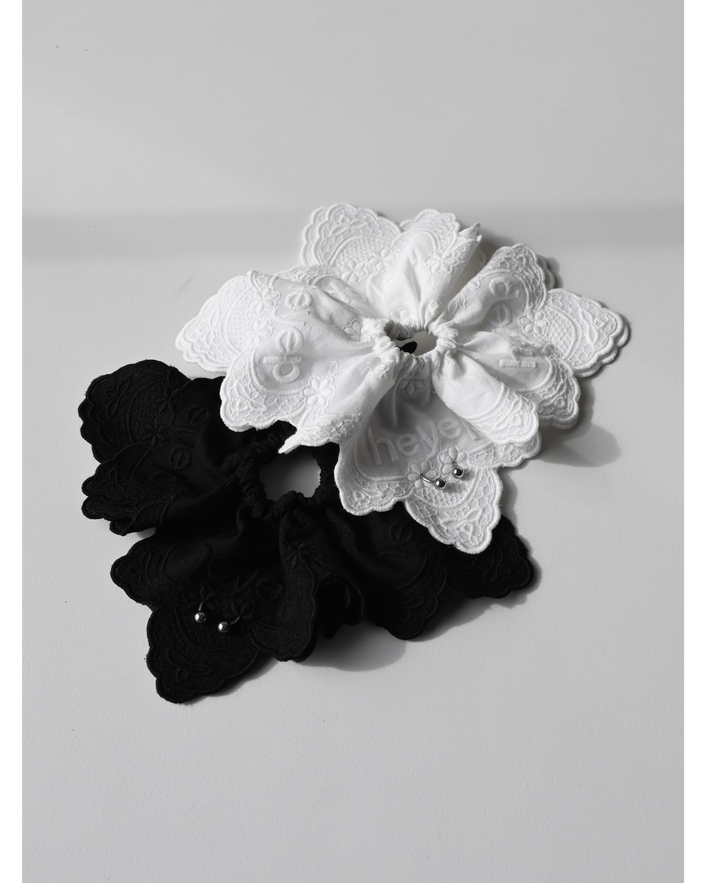 Pierced Lace Scrunchie