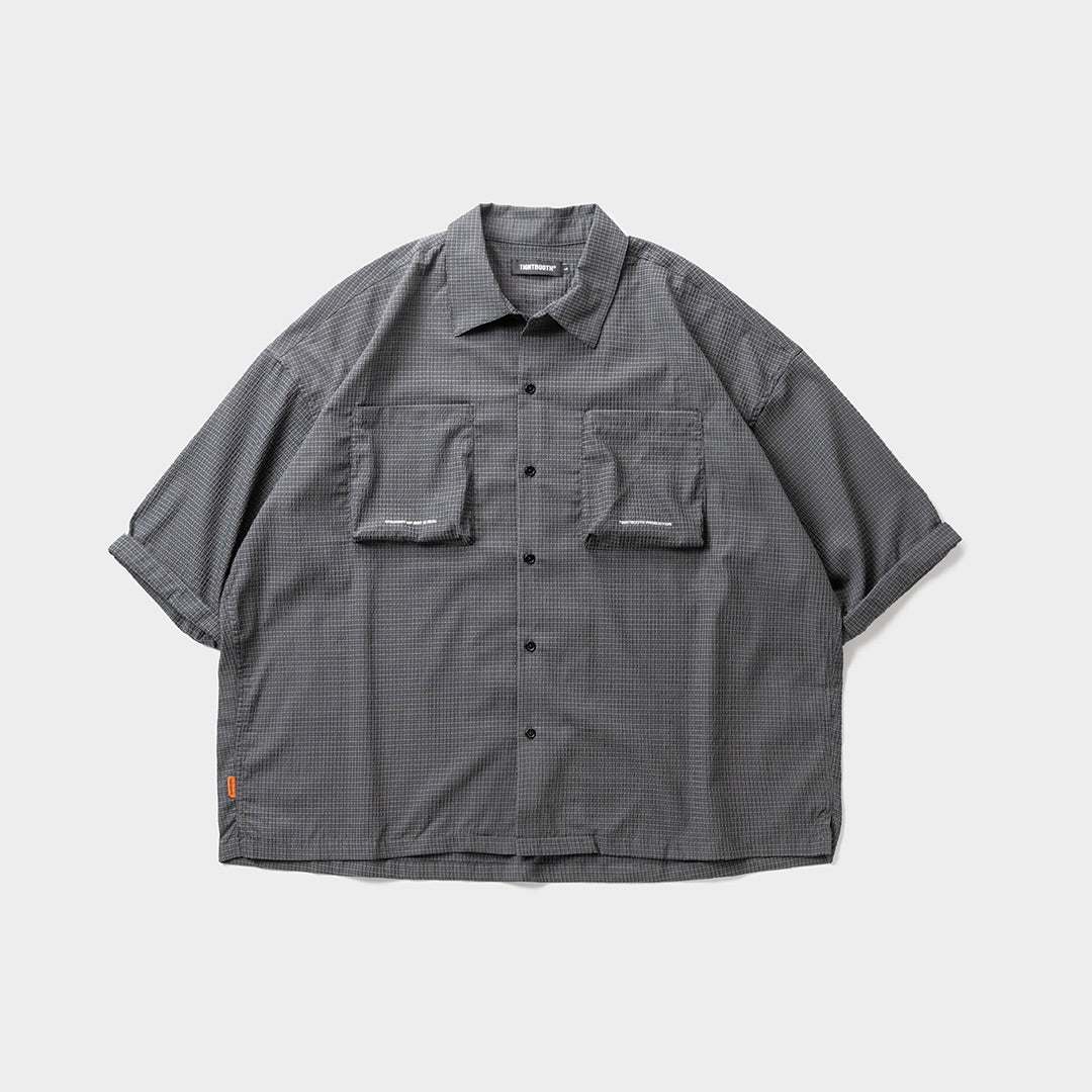 SEERSUCKER ROLL UP SHIRT