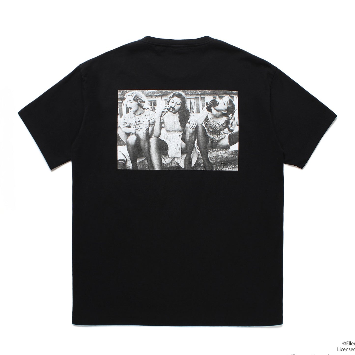 ELLEN VON UNWERTH / WASHED HEAVY WEIGHT CREW NECK T-SHIRT ( TYPE-2 )