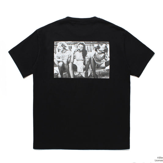 ELLEN VON UNWERTH / WASHED HEAVY WEIGHT CREW NECK T-SHIRT ( TYPE-2 )