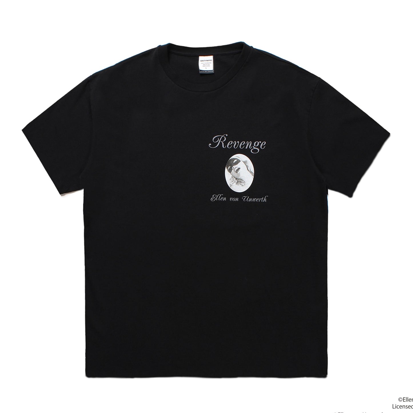 ELLEN VON UNWERTH / WASHED HEAVY WEIGHT CREW NECK T-SHIRT ( TYPE-2 )