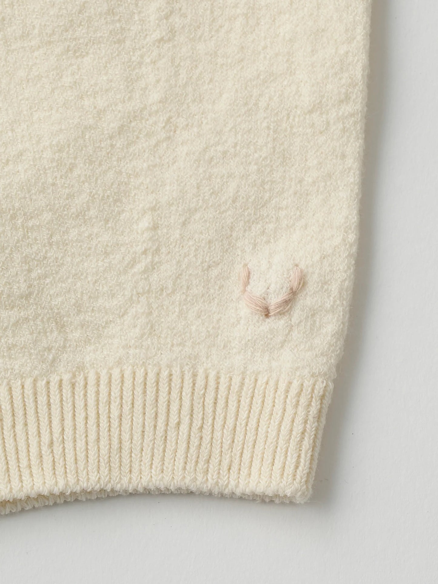stretch organic cotton crew-neck C/D