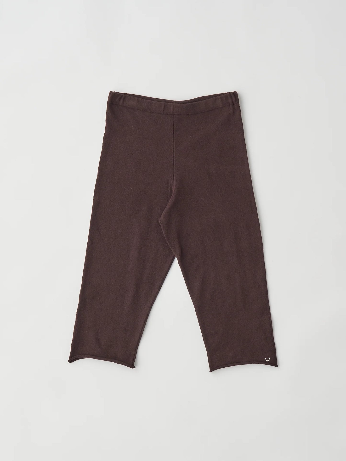 stretch organic cotton half leggings