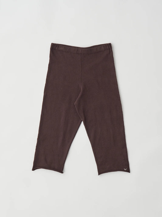 stretch organic cotton half leggings