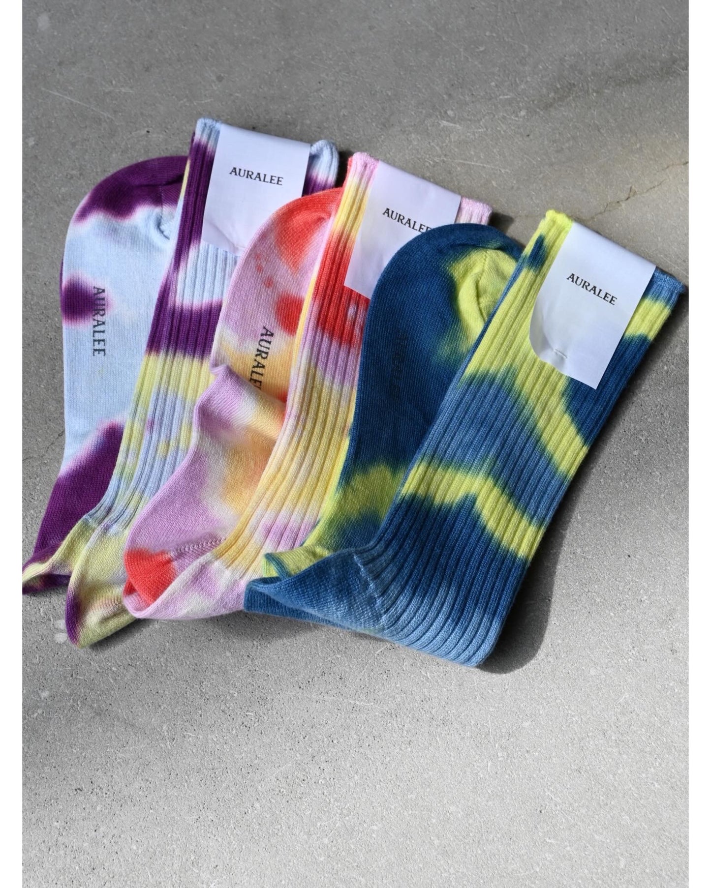 GIZA HIGH GAUGE TIE-DYE SOCKS