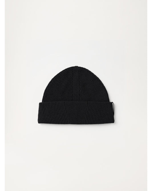CONIC WOOL TOQUE  BLACK
