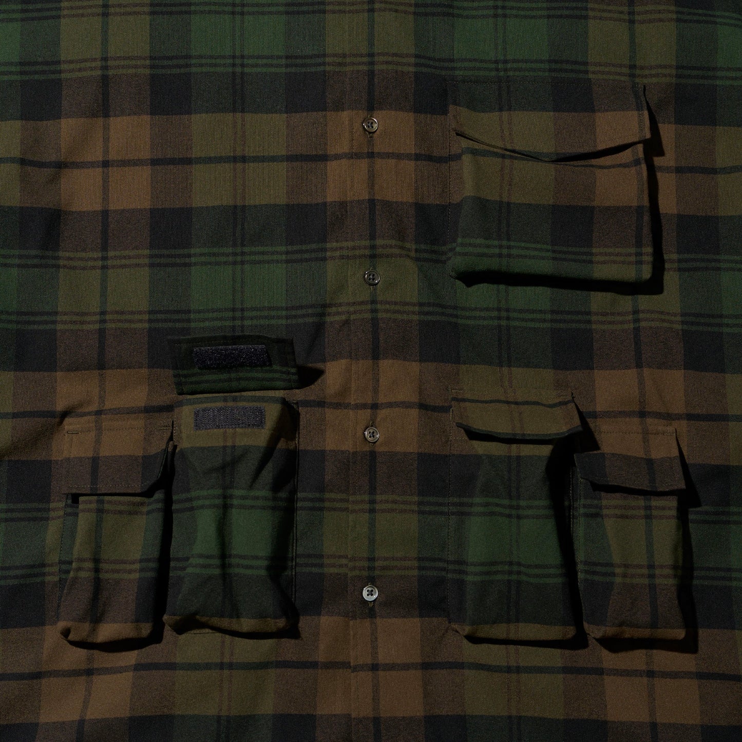 FLANNEL CHECK MULTI POCKET SHIRT