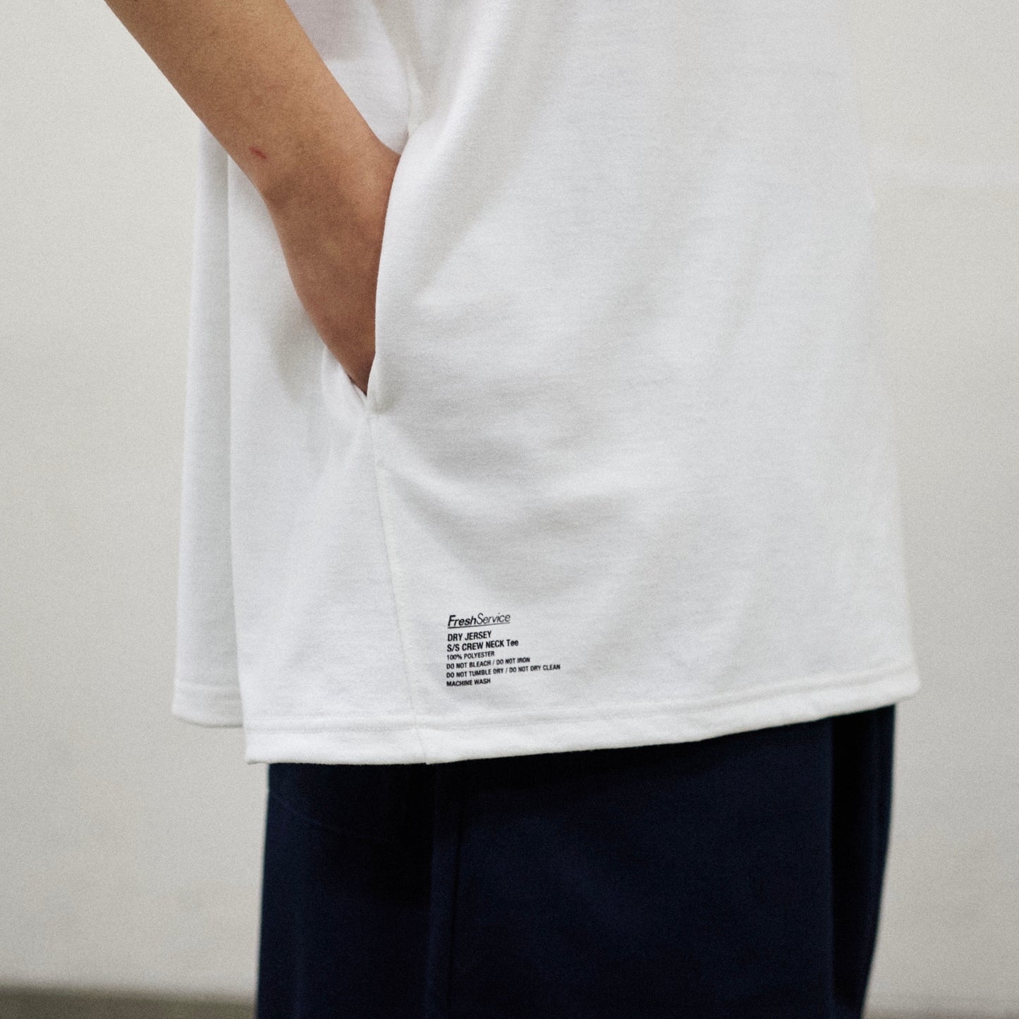 DRY JERSEY S/S CREW NECK TEE