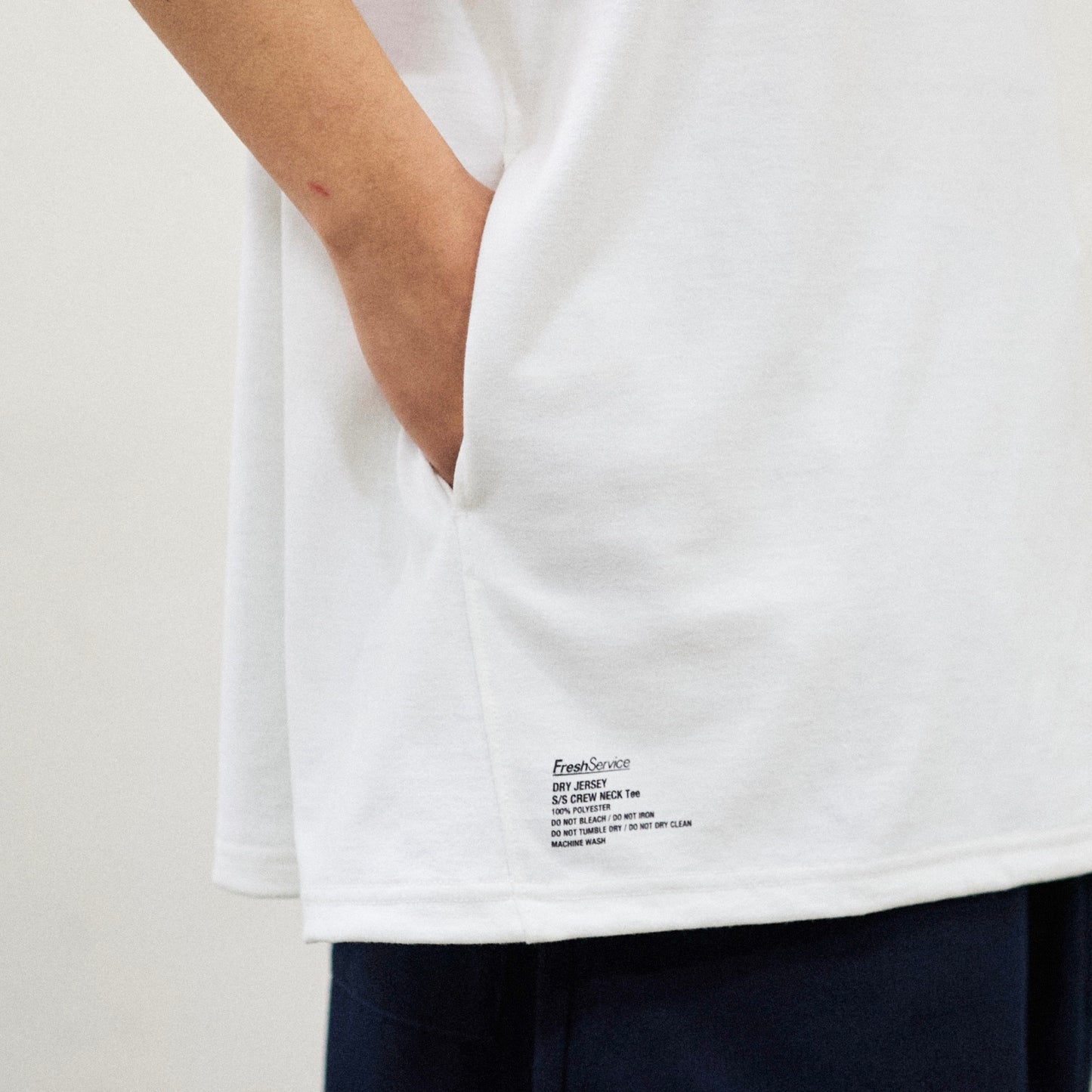 DRY JERSEY S/S CREW NECK TEE