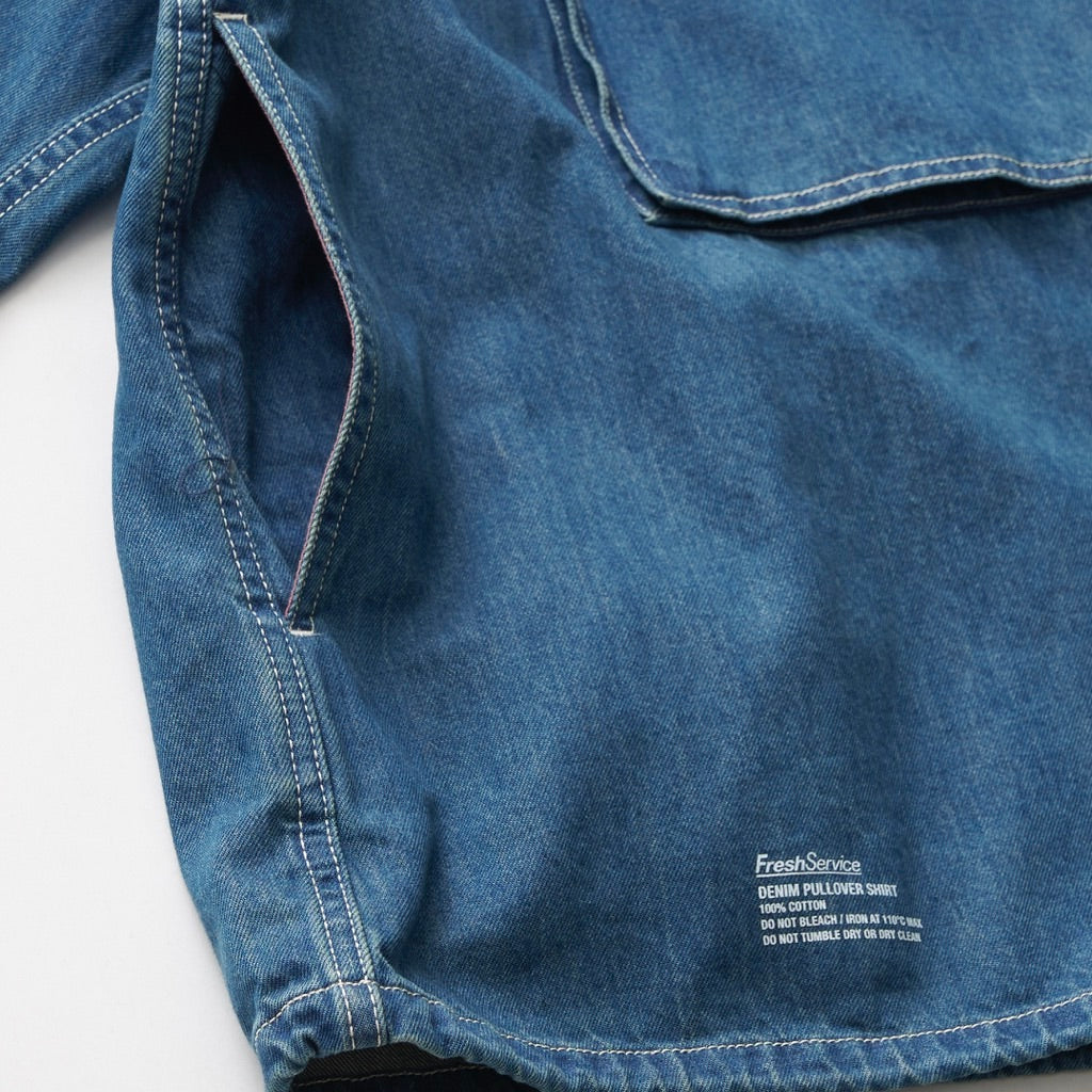 DENIM PULLOVER SHIRT
