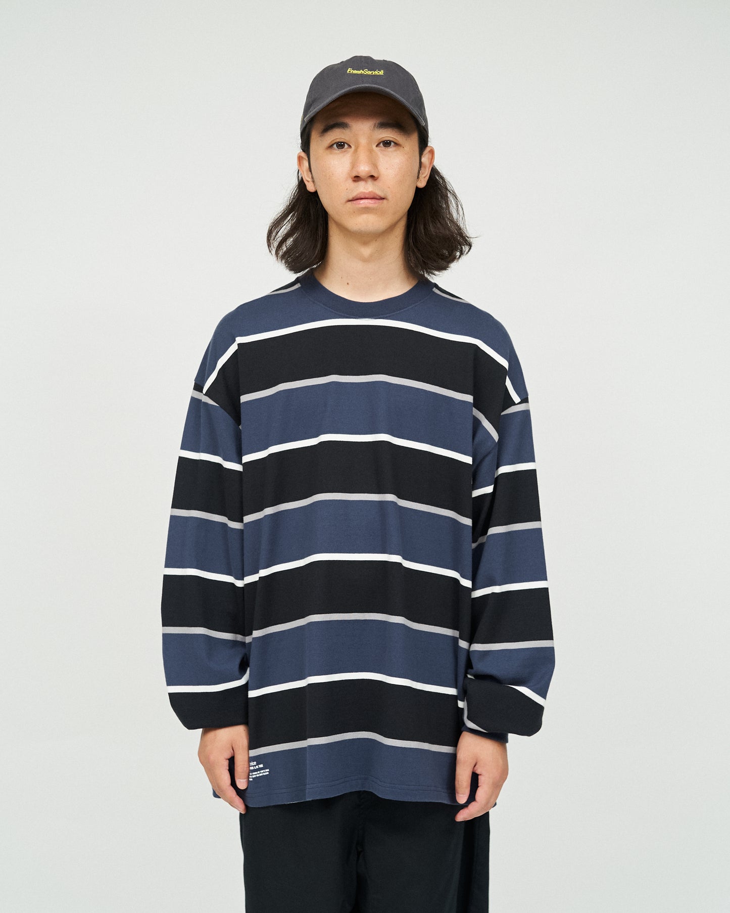 MULTI BORDER L/S TEE