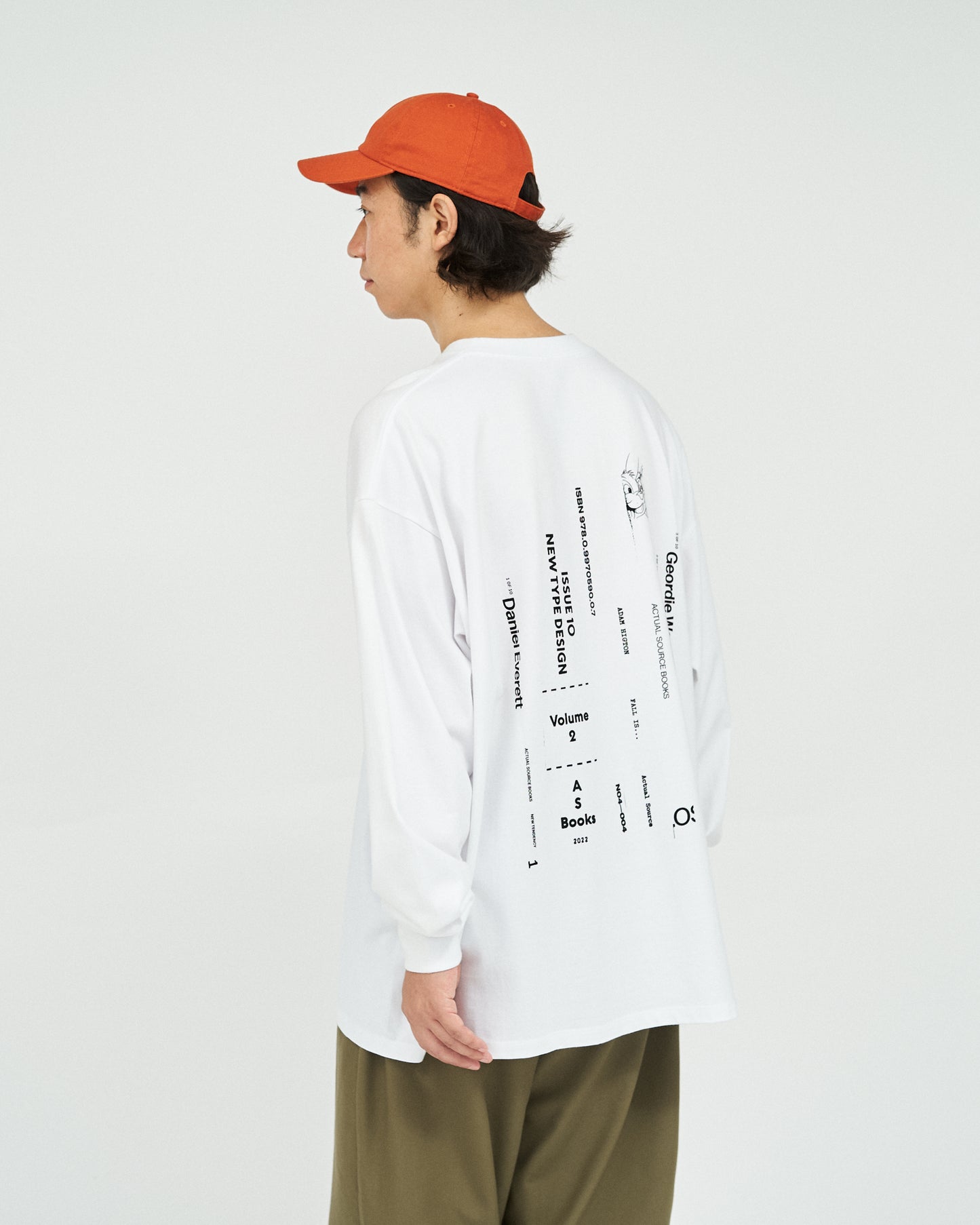Actual Source × FreshService CORPORATE L/S TEE “BOOK STACK"
