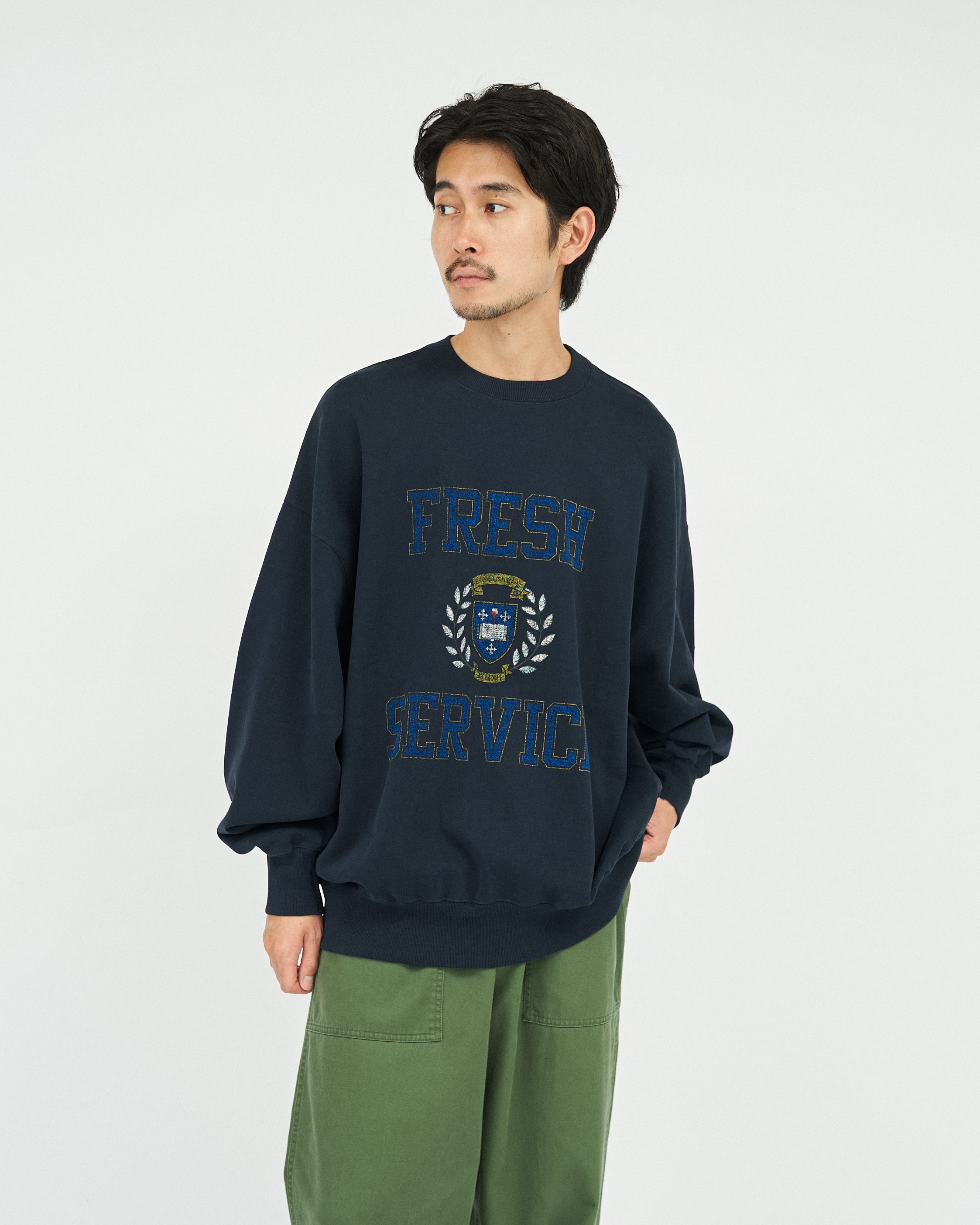 LIGHT OZ CREW NECK SWEAT “COLLEGE” – TIME AFTER TIME