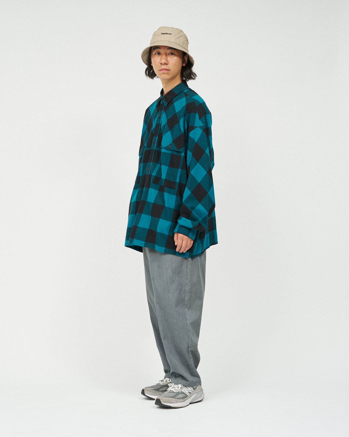 FLANNEL CHECK OVER YOKE SHIRT