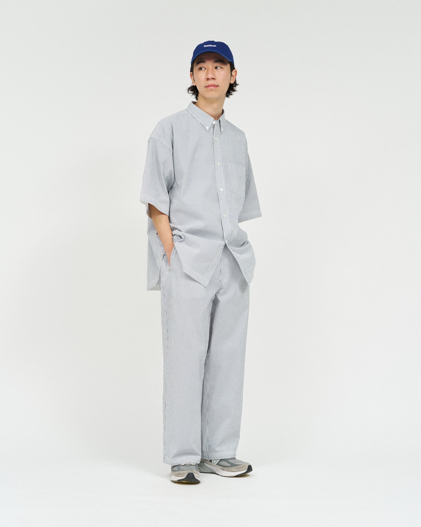 SEERSUCKER S/S B.D SHIRT