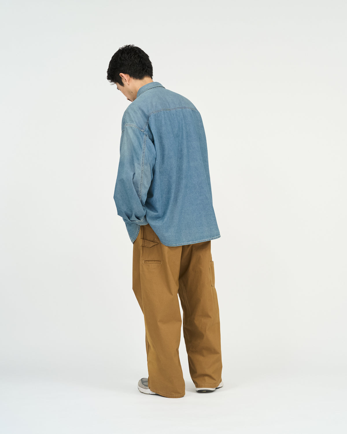 COTTON CANVAS PAINTER PANTS