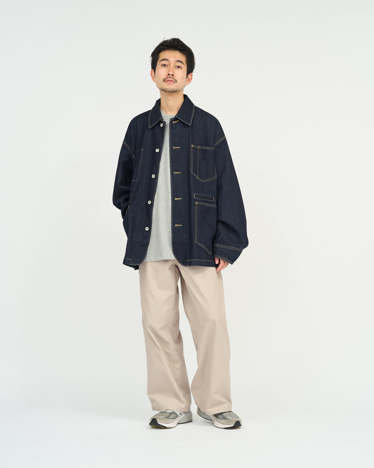 COTTON CANVAS PAINTER PANTS