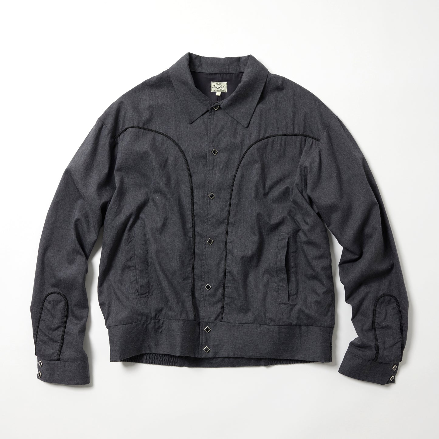 COTTON/SILK NEL WESTERN JACKET 15854