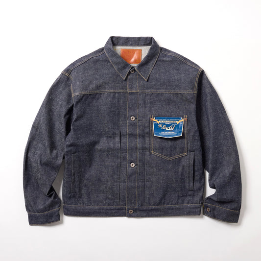 RECYCLED WASTE SUVIN COTTON YARN 14oz. DENIM BLOUSE WWⅡ MODEL 16001