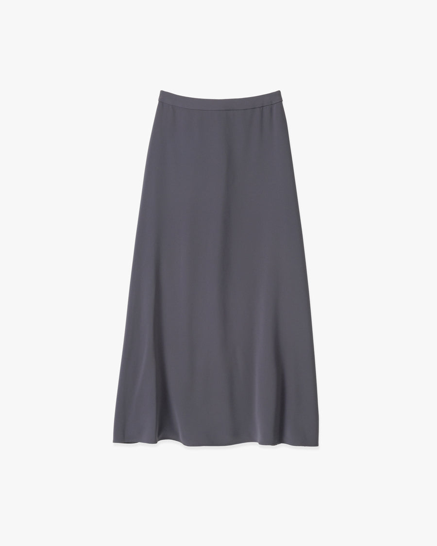 Satin Flare Skirt