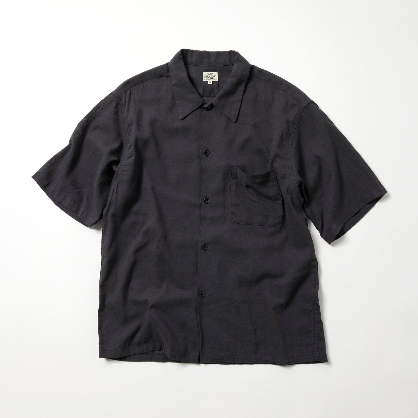 SELVEDGE OXFORD S/S OPEN SHIRT 39649