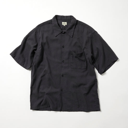 SELVEDGE OXFORD S/S OPEN SHIRT 39649