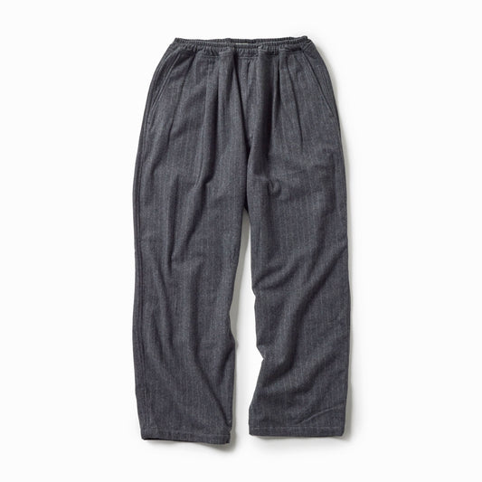 Super 160's WOOL HERRINGBONE MOSSER 1TUCK EASY PANTS 42576