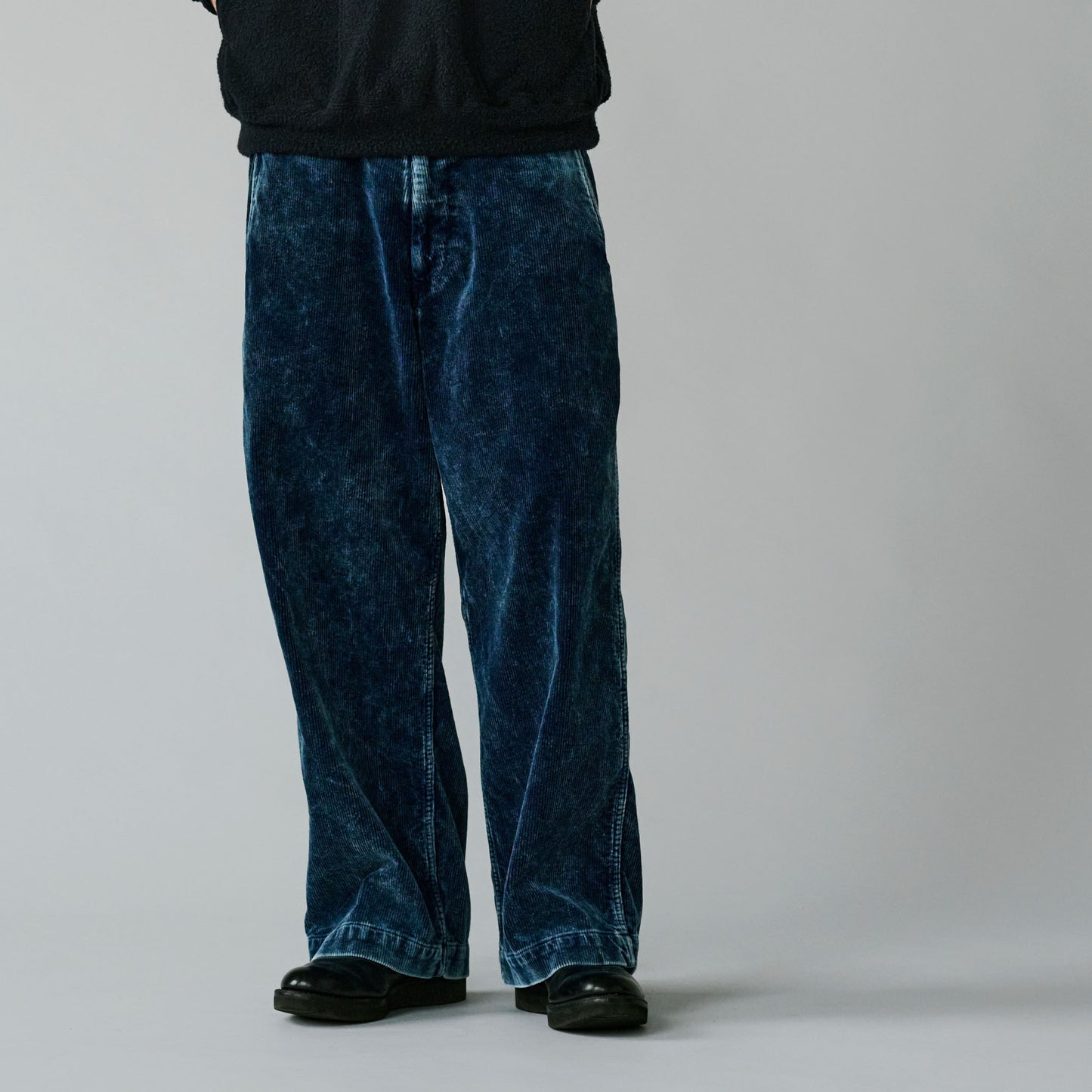 9W INDIGO CORDUROY TROUSERS 42582