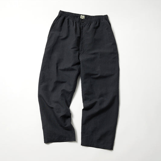 LINEN/WOOL TROPICAL EASY WIDE PANTS