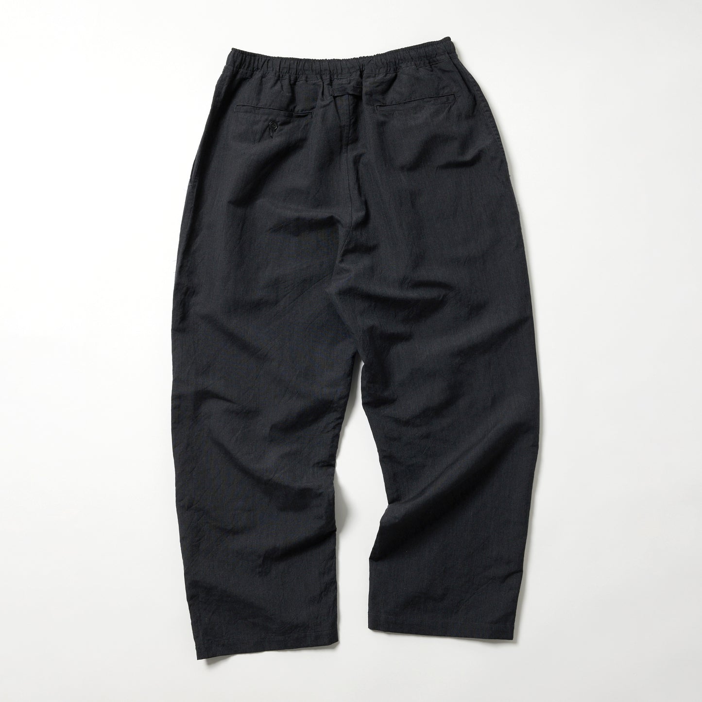 LINEN/WOOL TROPICAL EASY WIDE PANTS