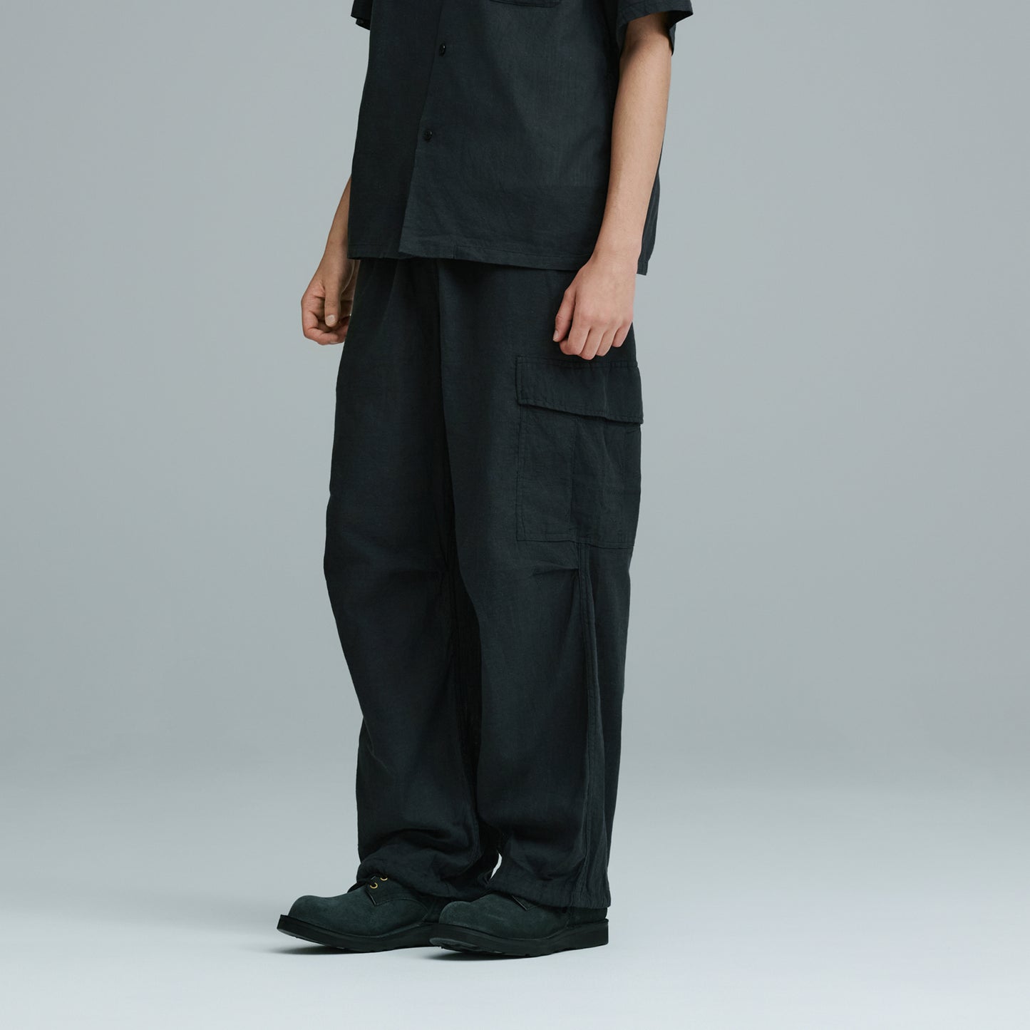 SELVEDGE OXFORD EASY CARGO PANTS 42619