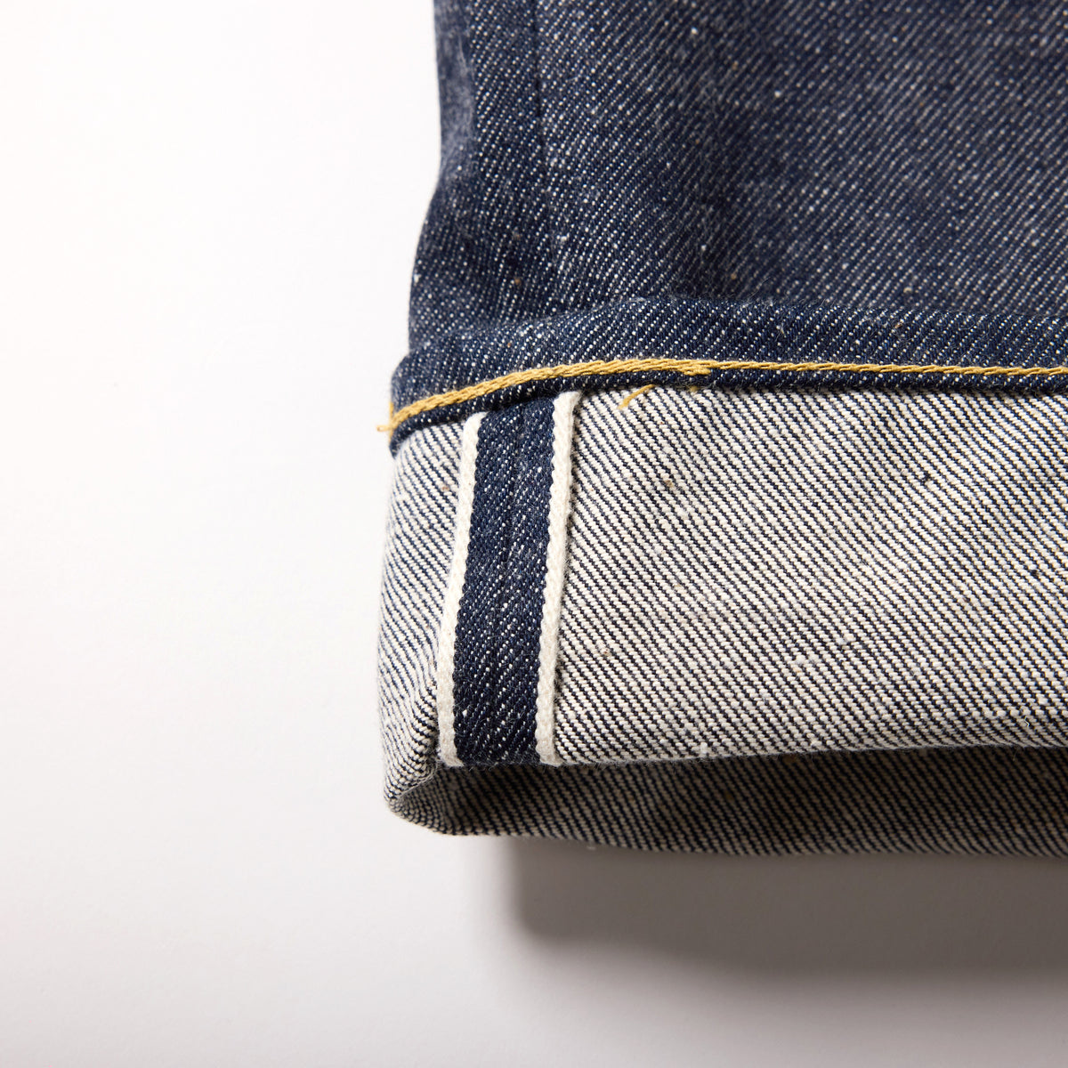 RECYCLED WASTE SUVIN COTTON YARN 14oz. DENIM 5POCKET WIDE PANTS WWⅡ MODEL 42675