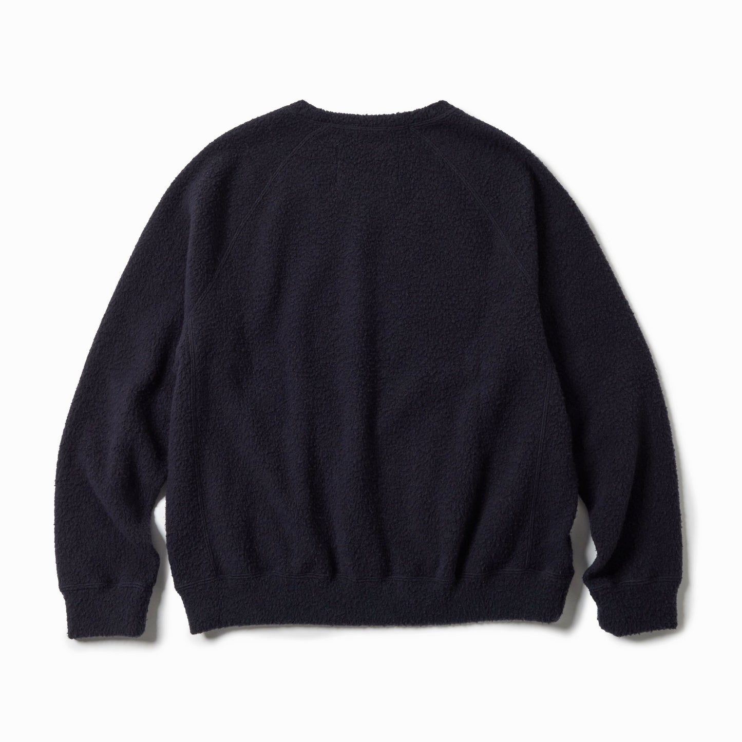 Super 140's WOOL FLEECE RAGLAN CREW NECK SHIRT 69593