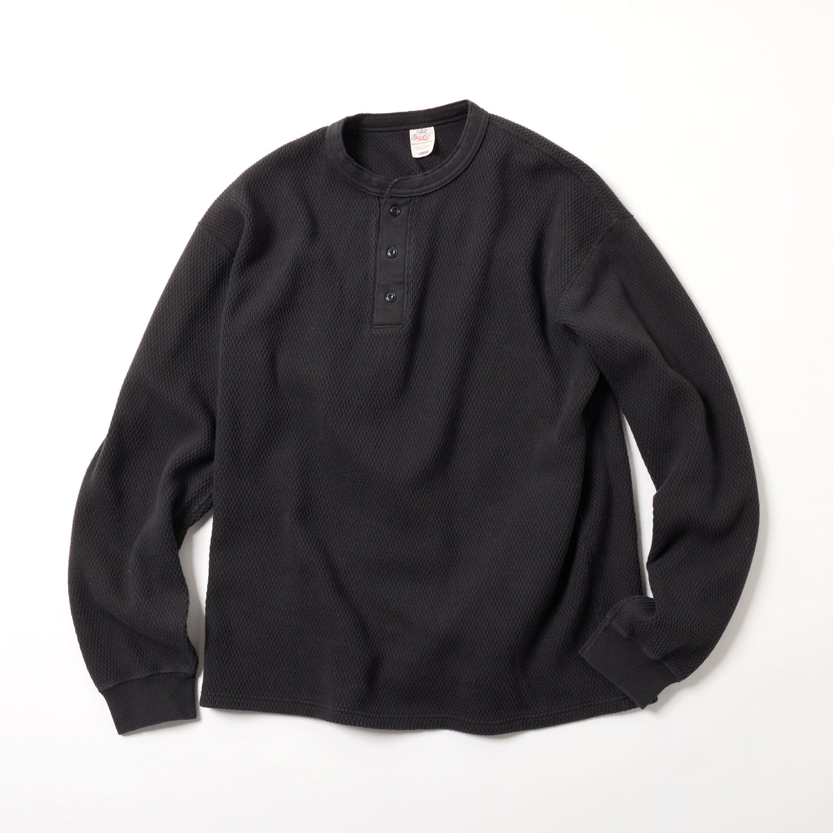 HEAVY THERMAL HENLEY NECK SHIRT 69772