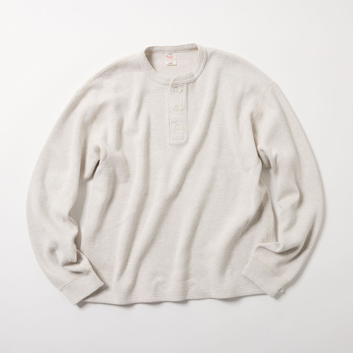 HEAVY THERMAL HENLEY NECK SHIRT 69772