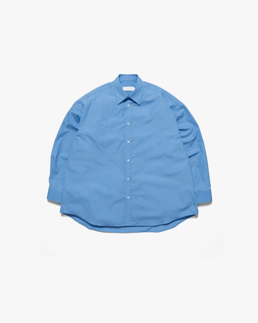 High Count Broad L/S Oversized Regular Collar Shirt