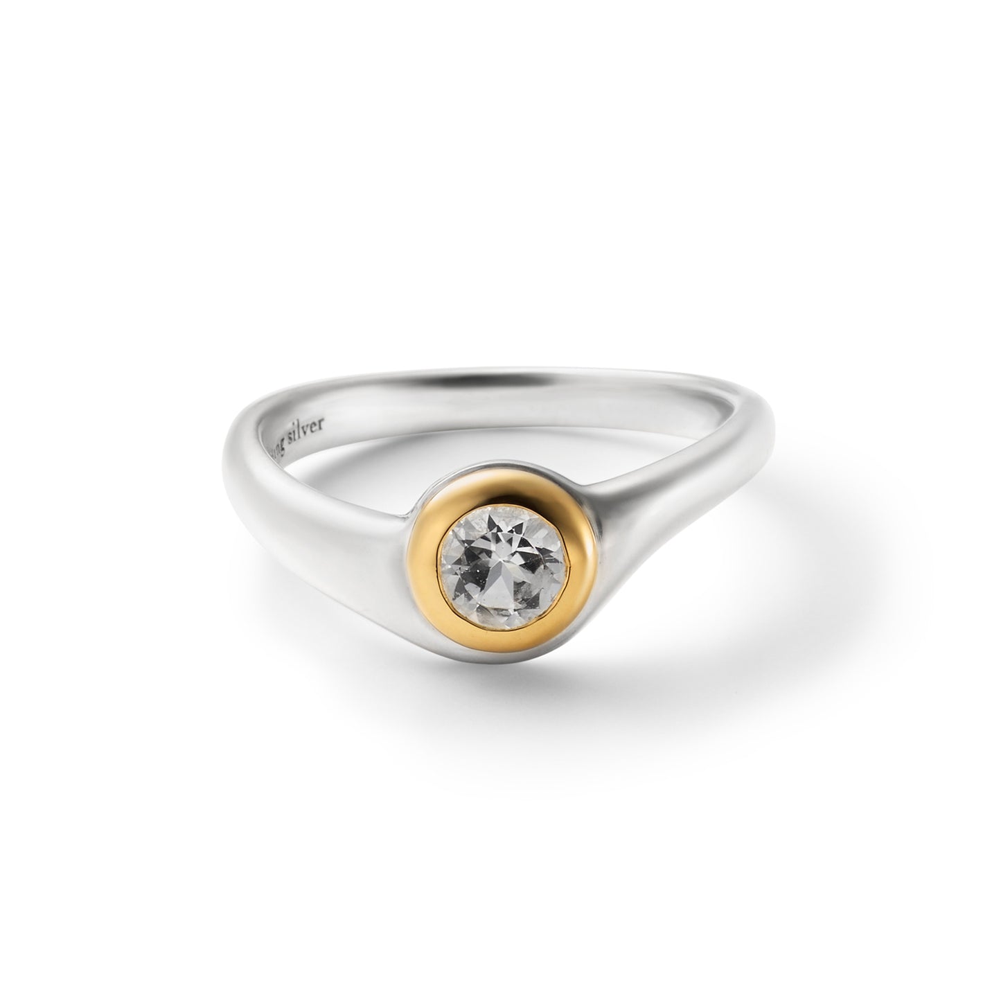 Tiny Jewel Round Ring