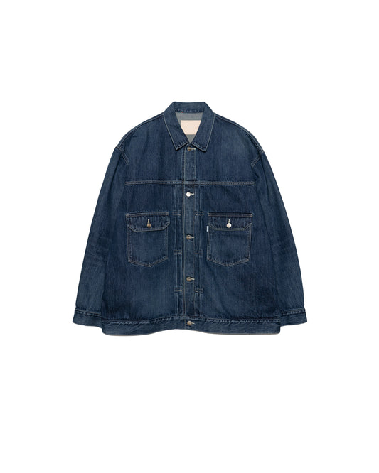 Selvage Denim Jacket INDIGO DARK FADE