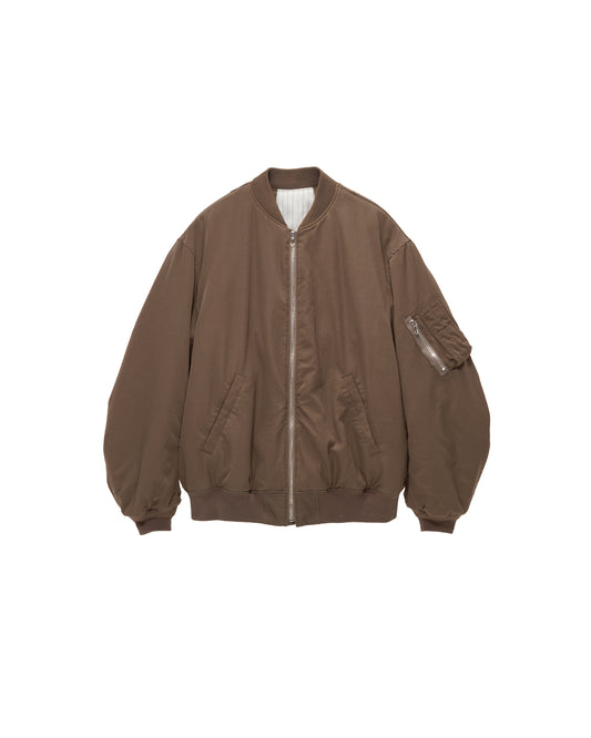 Fulled Wool Twill Flight Jacket