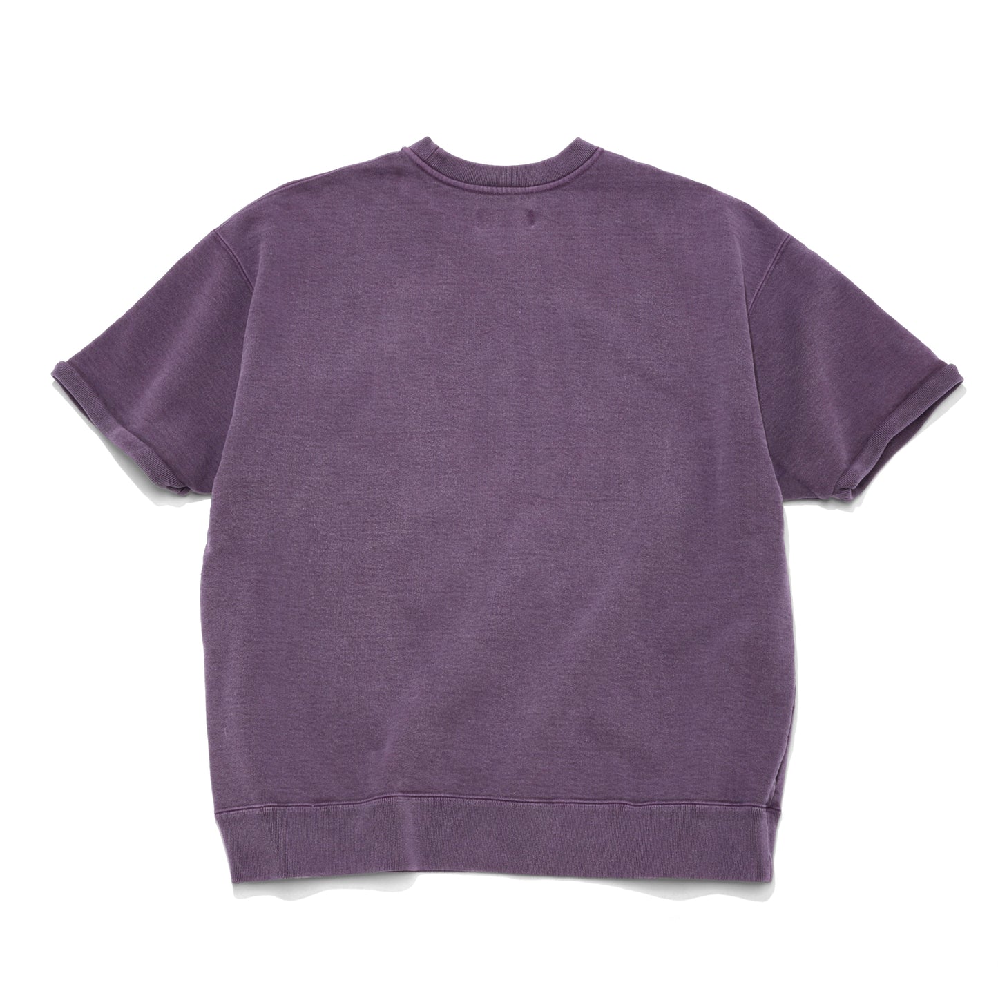 CREW NECK SHORT SLEEVE SWEAT SHIRT