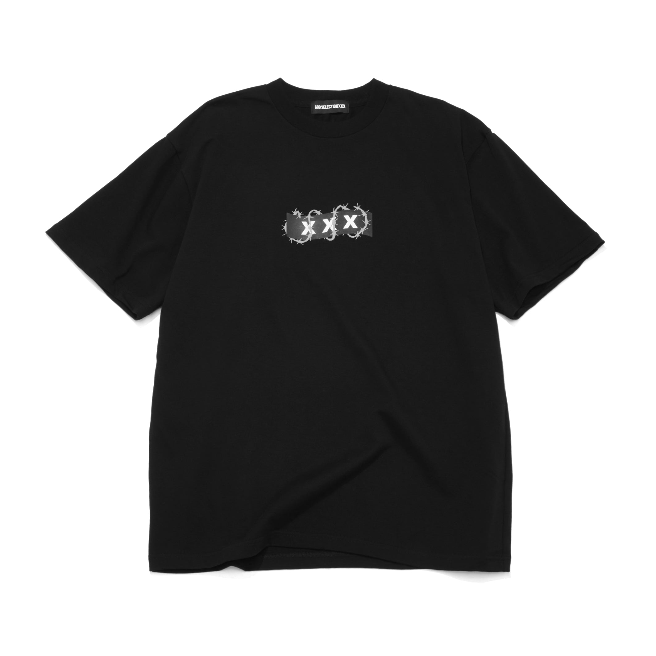 人気【GOD SELECTION XXX】V GAZETTE CREW NECK SHIRT/BLACK GOD SELECTION XXX(ゴッドセレクショントリプルエックス) / CREW