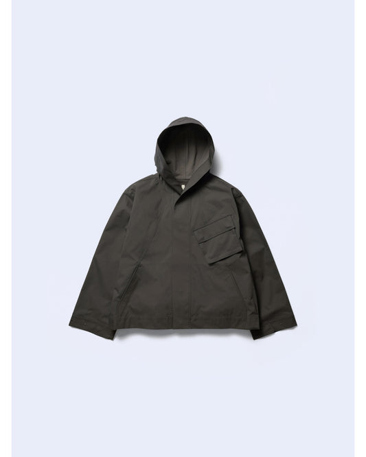 Hooded Cargo Pocket Jacket  BIOTITE