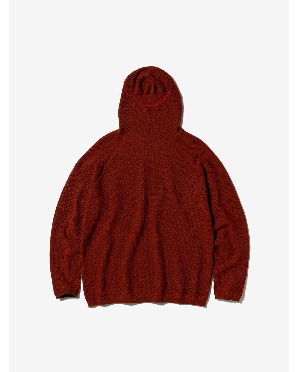 Perforated Wholegarment Knit Top SCARLET(SC)