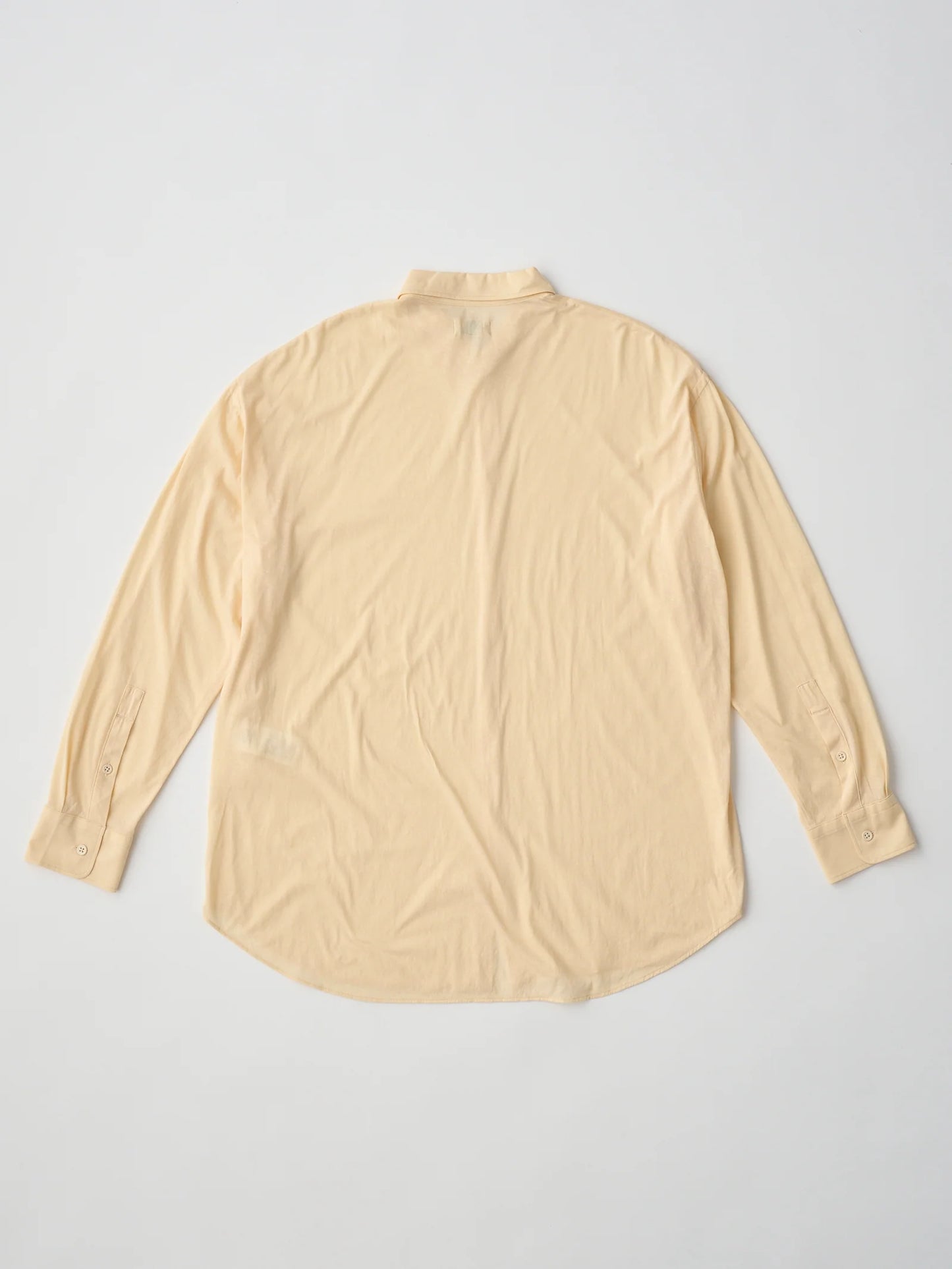 twisted cotton sheer jersey fluid shirt