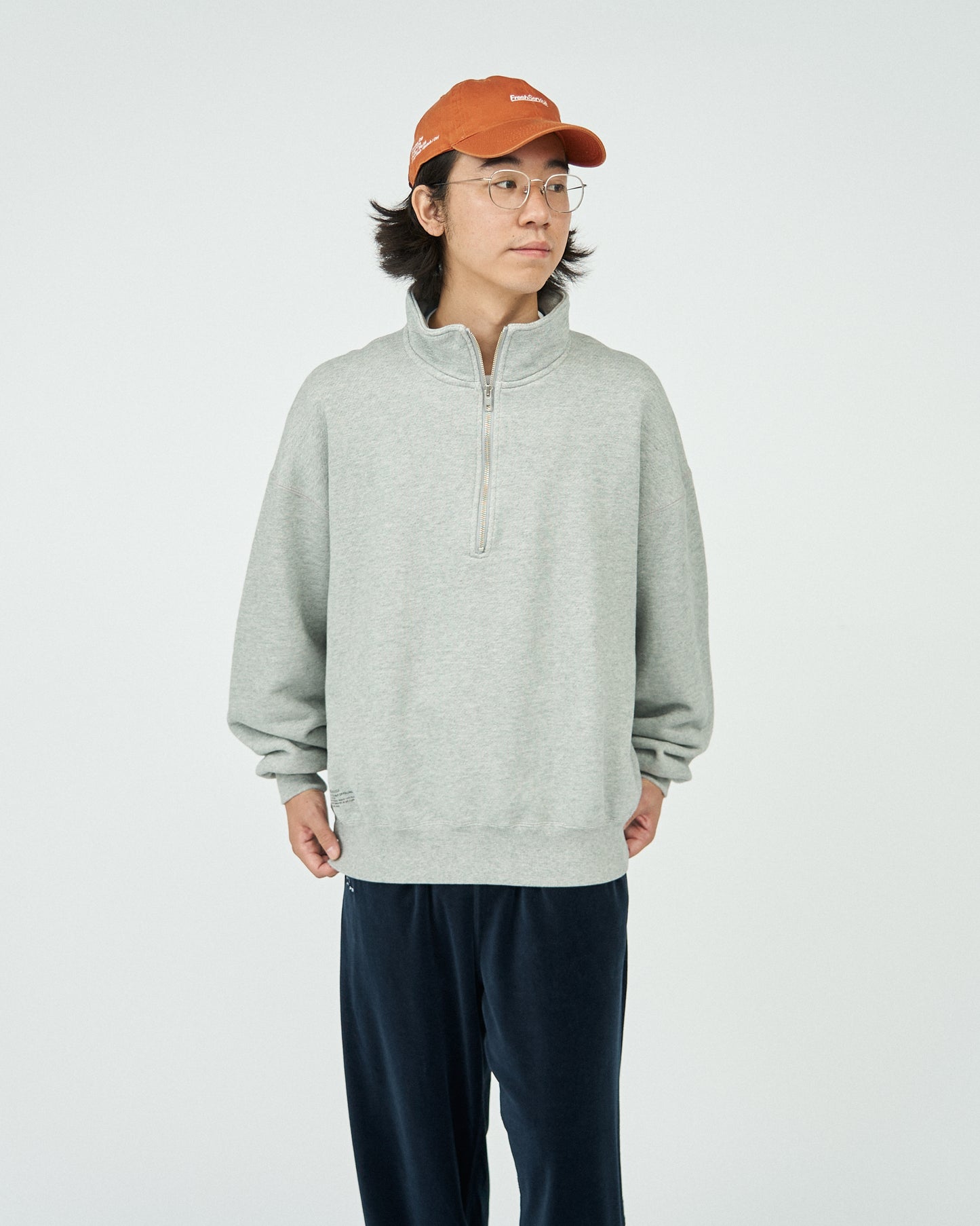 HEAVY OZ HALF ZIP PULLOVER