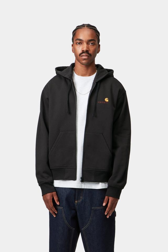 HOODED AMERICAN SCRIPT JACKET