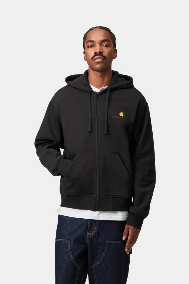 HOODED AMERICAN SCRIPT JACKET